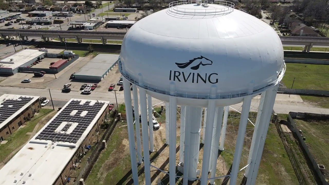 Irving water tower