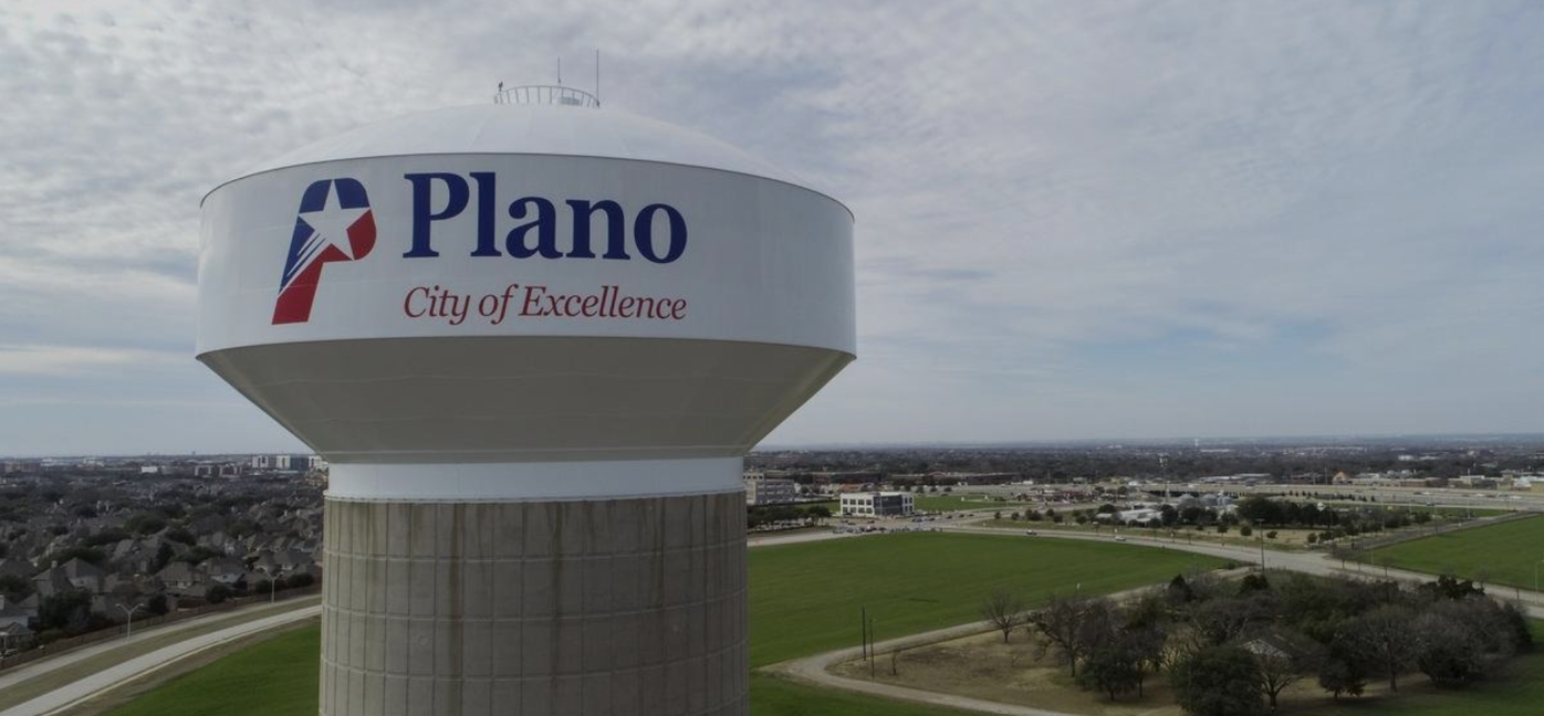 Plano water tower